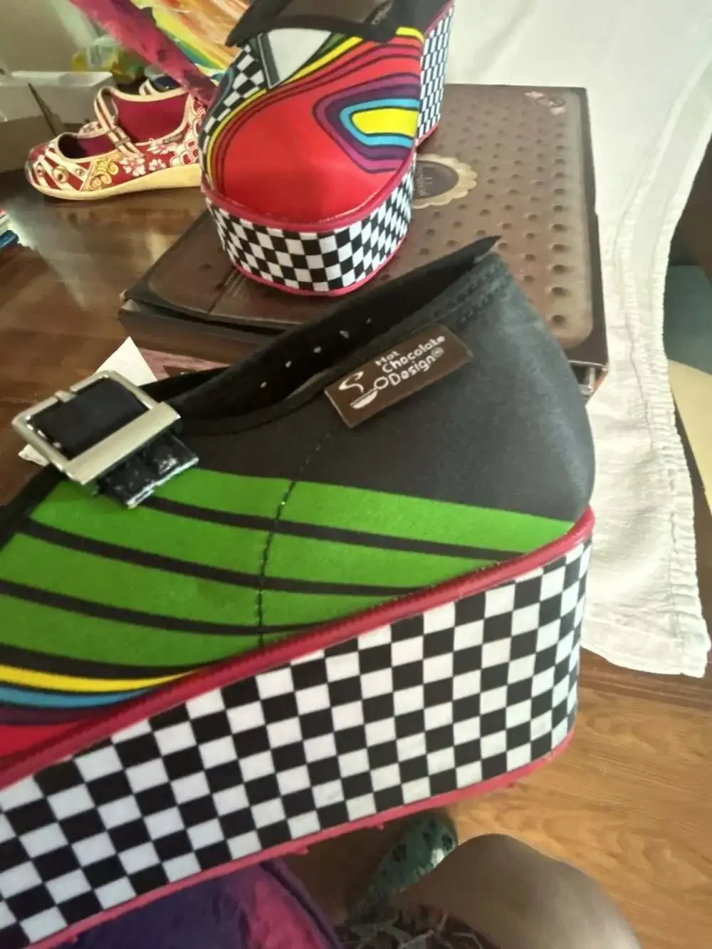 Hot Chocolate Design Chocolaticas 1980 Women's Platform Mary Jane Shoes SZ 9